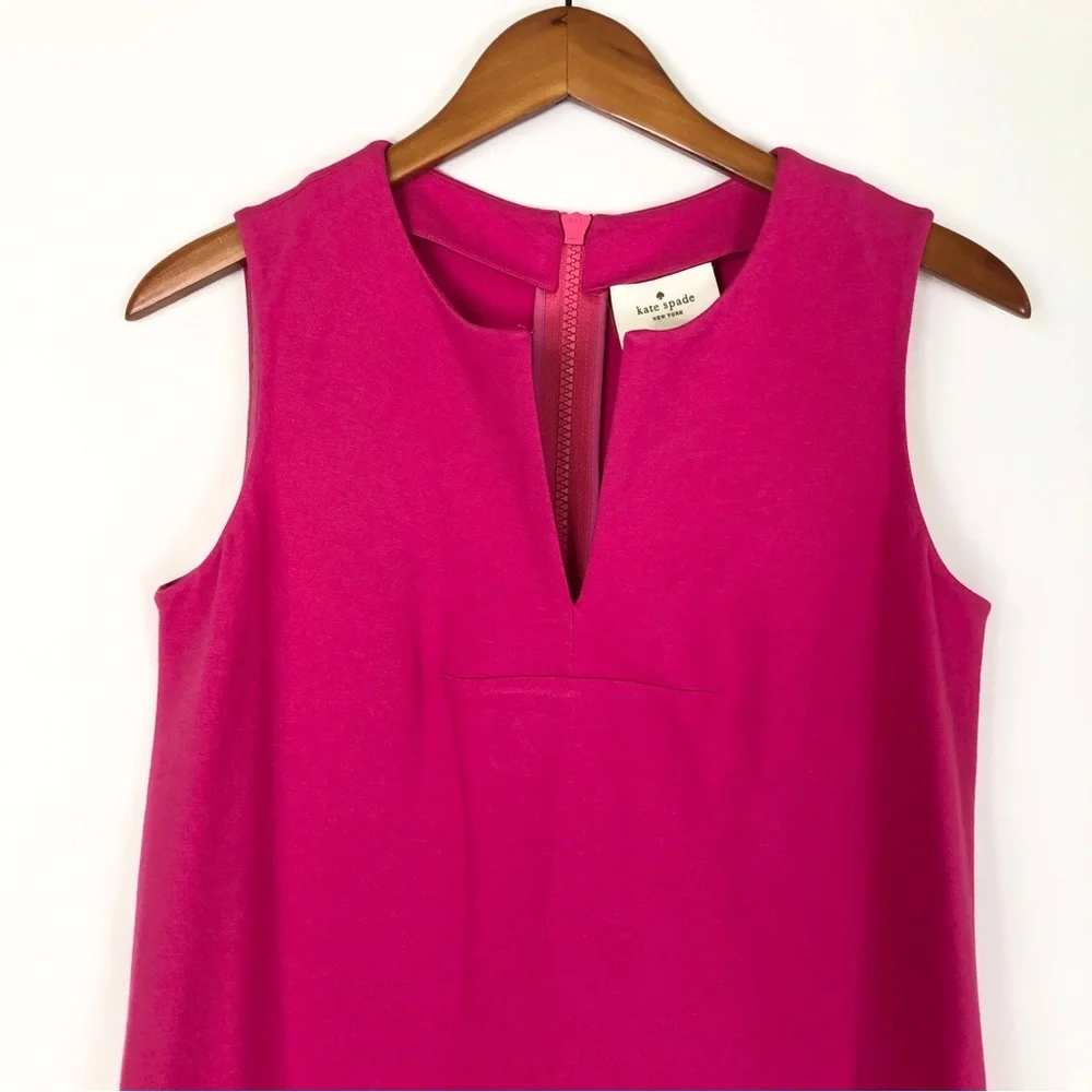 Kate Spade Keri Shift Dress Pink‎ Size 4 Sleeveless Mini